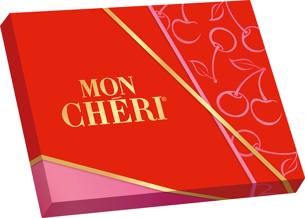 Mon Chéri 25er-Packung mit Alles Gute-Emblem