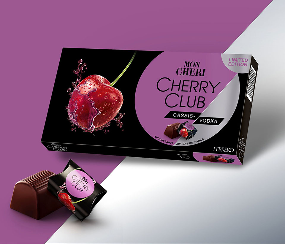 Hintergrund Mon Cheri Cherry Club Cassis